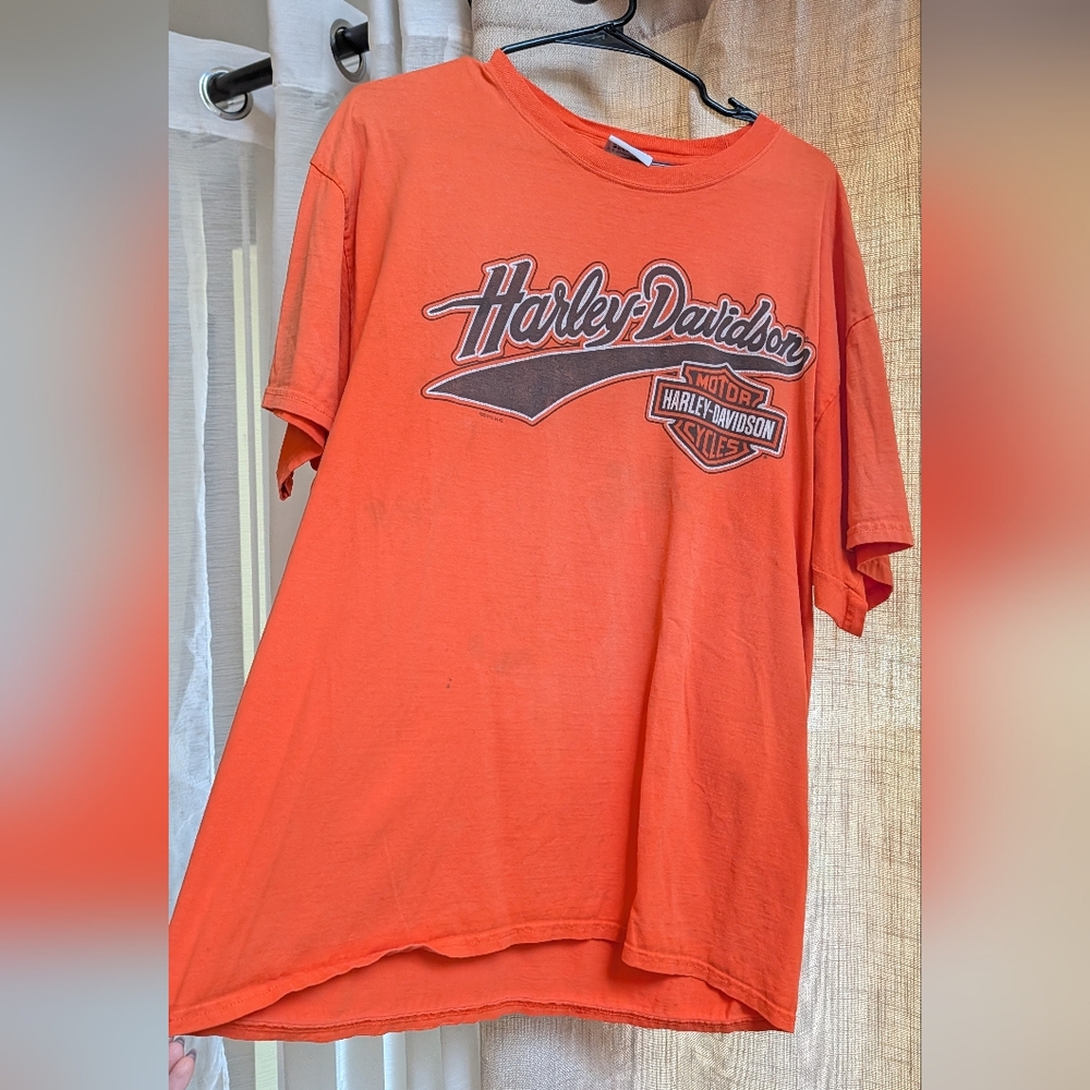Harley-Davidson Orange Men's T-Shirt